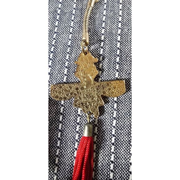 Vintage Swiss Cowbell and Vintage Enamel Asian Korea Keychains - Picture 4 of 6